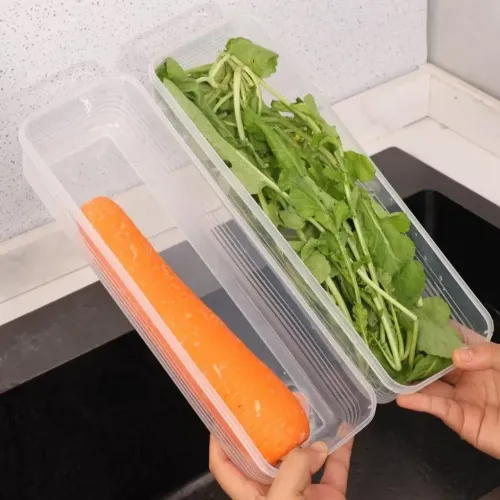 Kit com 3 potes para armazenar cheiro verde