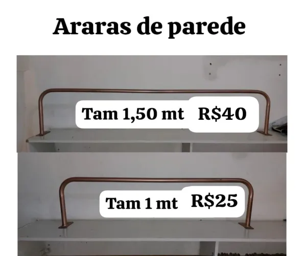 Arara Cabideiro de parede