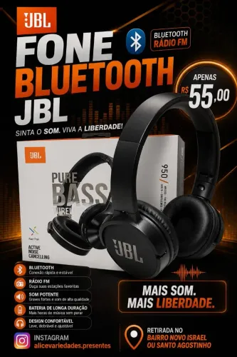 Fone Bluetooth jbl