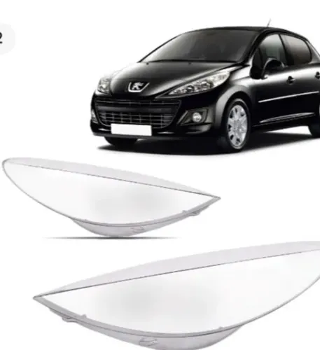 Lente farol par Peugeot 207 + Olho de Anjo duplo. Novo..