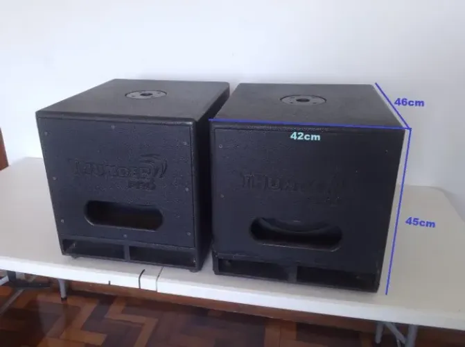 SUB SXA800 Thunder Light 12? 800w RMS 4m 4 OHMS Ativo + Passivo