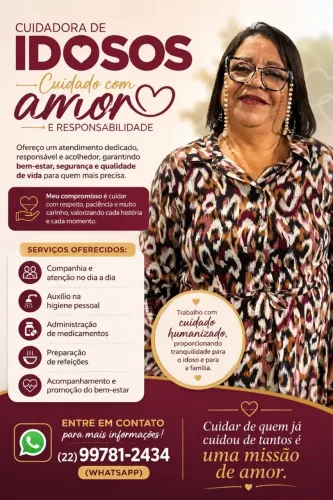 CUIDADORA DE IDOSOS