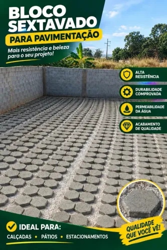 Bloquete sextavado