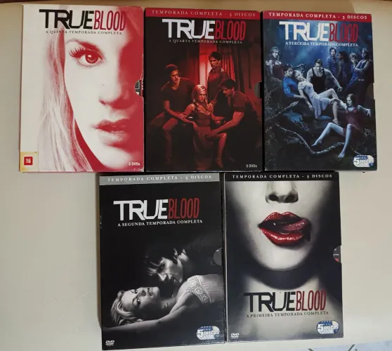 ***NÃO ACEITO OFERTAS*** True Blood 5 temporadas completas ORIGINAIS