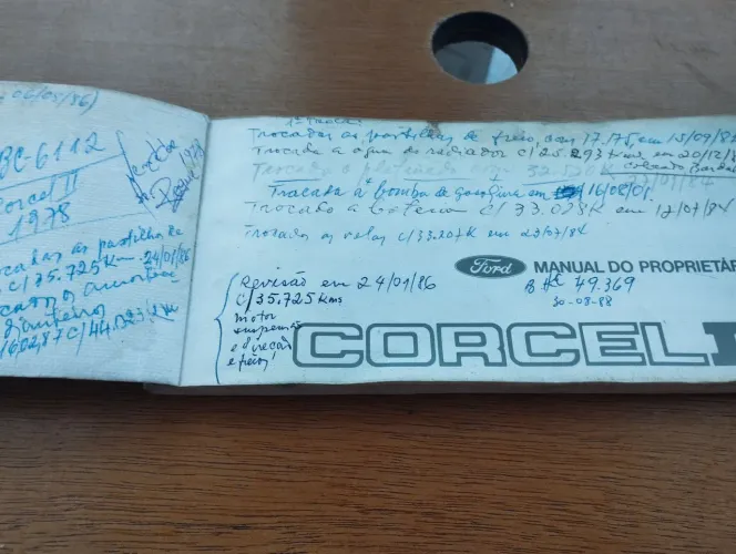 Manual do proprietário do corcel 2