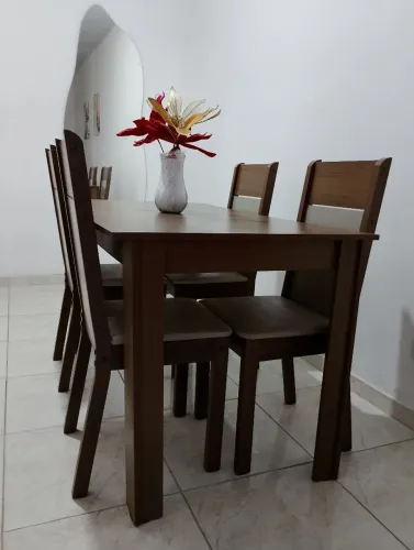Mesa jantar 6 cadeiras
