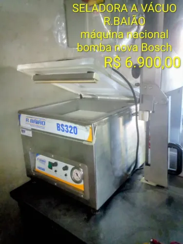 Seladora a vácuo R.BAIÃO, máquina nacional