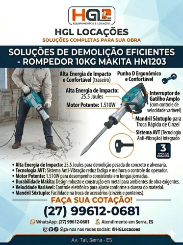 Rompedor 15Kg 