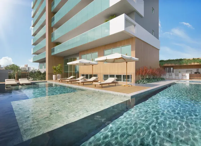 EXCELENTE APARTAMENTO COM 4 Suítes EM 222m² NO AQUARIUS - PITUBA