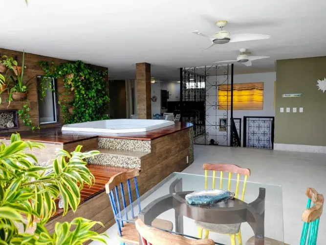 Alugue uma casa no alto de um edificio