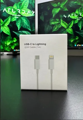 Carregador iPhone 20w fonte e cabo