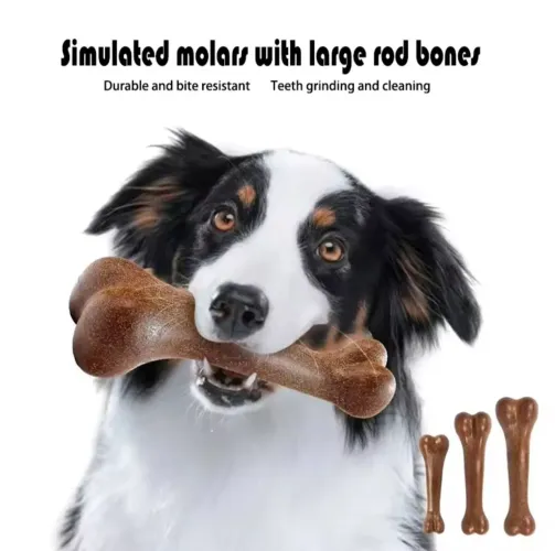 Osso para cães (mordedor - cor bege)