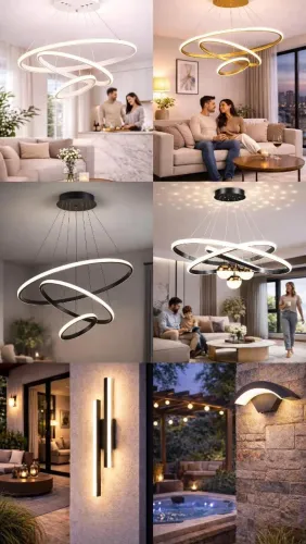 Luminárias lustres led (atacado e varejo)