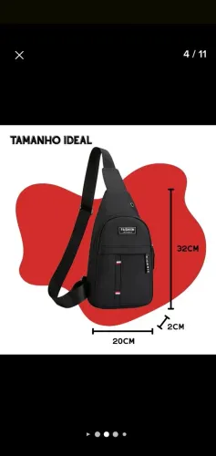 Bolsa de ombro/shoulder-bag preta lisa