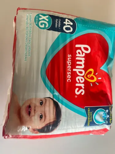 Vendo fraldas Pampers XG