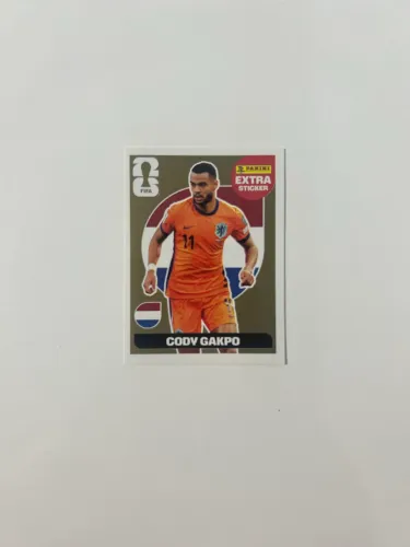 Cody Gakpo - Ouro - Extra Sticker - Panini