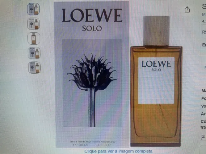 Loewe Solo Masculino