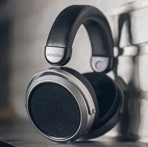 Headphone Hifiman He400se Planar Magnético Aberto Alta Fidelidade Cor Prateado