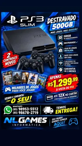 Ps3 500GB destravado