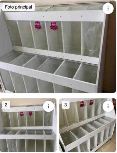 DISPENSER PARA RAÇÕES/ GRÃOS, EM EXCELENTE ESTADO