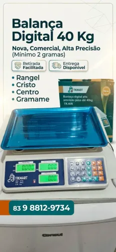 Balança Digital 40kg Nova Comercial Alta Precisão - Pronta Entrega