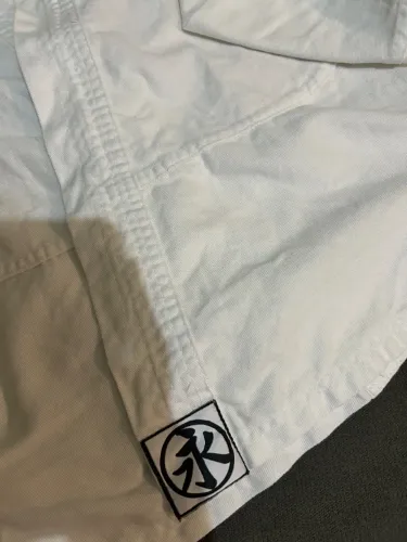 Kimono Jiu Jitsu Keiko Juvenil Trançadinho Branco Infantil