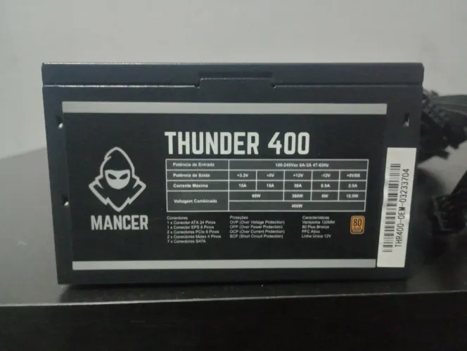 FONTE MANCER Thunder 400W Bronze 80 Plus, MCR-THR400-BL01
