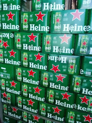 Cerveja Heineken 473 ml (latão) com 12 unidades
