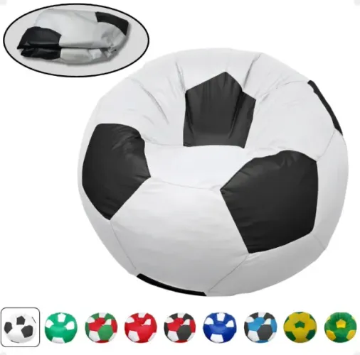 Puff Bola Futebol Decorativo