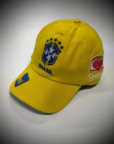 Boné Brasil Modelo Copa 2026 Azul Ou Amarelo