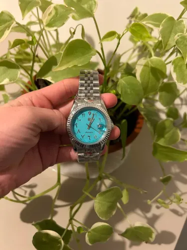 Relógio Pagani design Rollstimi arabian dial Tiffany blue 