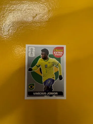 Figurinha Vini Jr Prata