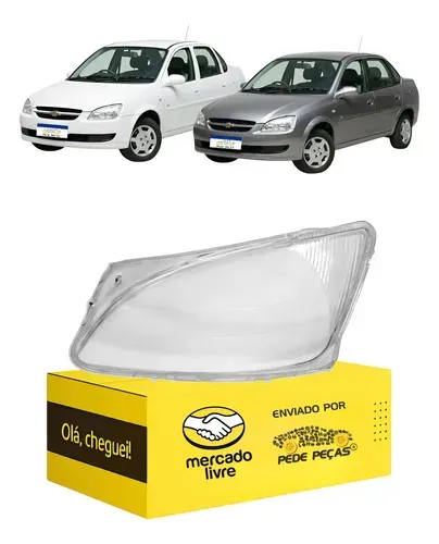 Lente Farol Chevrolet Classic 2011 12 13 14 15 2016 Nova Le