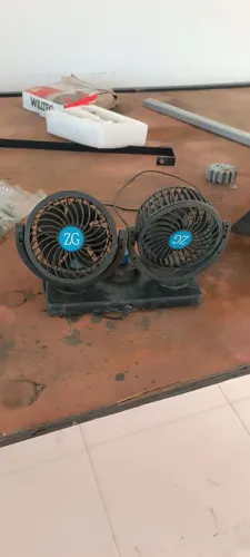 Mini Ventilador veicular 12v