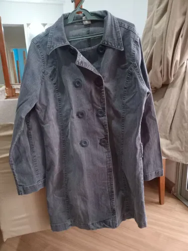Lindo casaco jeans preto