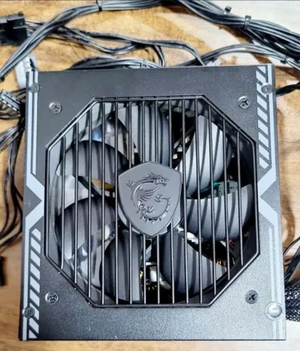 Fonte MSI MAG A65OBN, 650W, 80 Plus Bronze