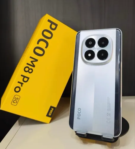 Poco M8 Pro 5G NFC 512GB 12GB RAM PRATA LACRADO ENTREGAMOS GRÁTIS