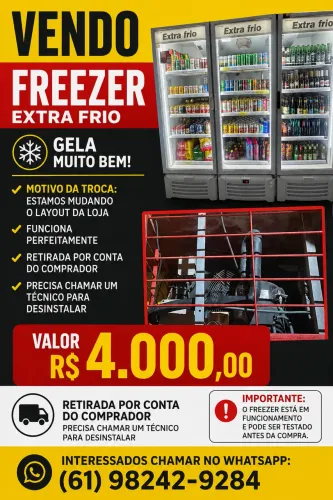 Freezer extra frio
