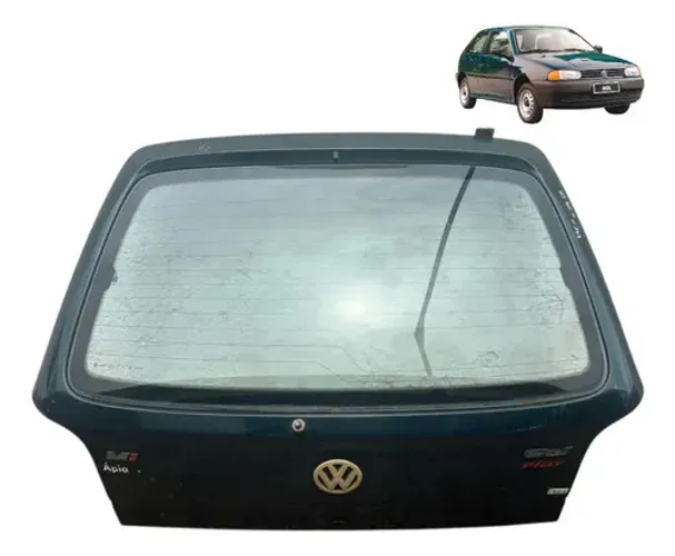 Tampa Traseira Porta Malas Vw Gol G2 1999 2004 Verde