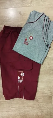 Bermuda Tam 14 e Camiseta Tam PP Escola Siloé