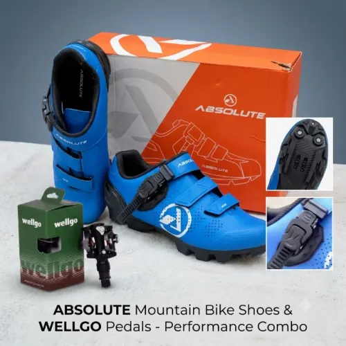 Pedal De Encaixe Wellgo Wpd-823 + Sapatilha Absolut - ORIGINAL e NOVOS