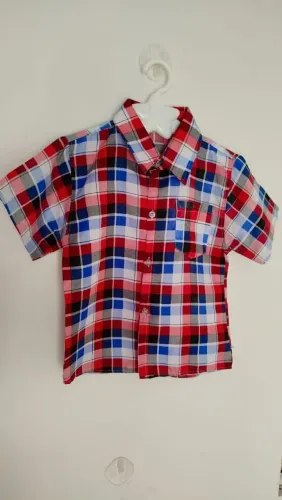 Camisa junina tamanho 4/5 anos 