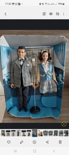 Conjunto de bonecos Barbie Collector Loves Frank Sinatra 