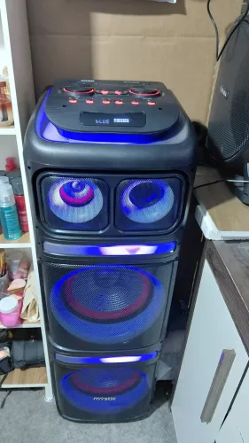 Caixa de som profissional mystic 150w,RMS