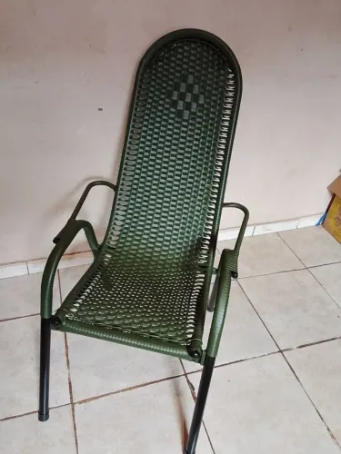 Vendo cadeira de varanda nova  na fibra sintética 