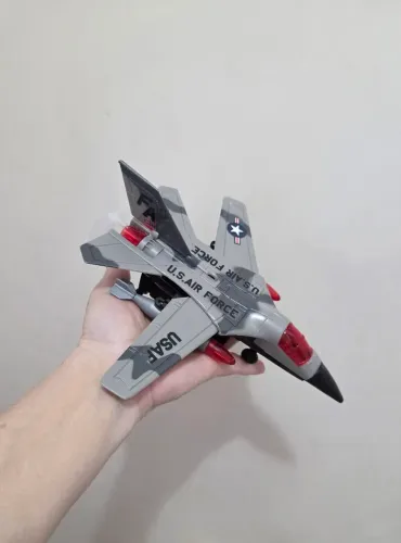 Avião de caça usaf antigo brinquedo.