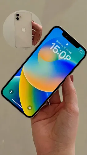 iPhone 12 64GB Branco - Ótimo Estado