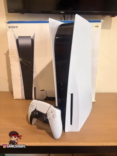 PS5 com Leitor de Disco - Aceito seu usado como parte do pagamento