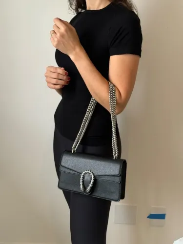 bolsa gucci dionysus preta
