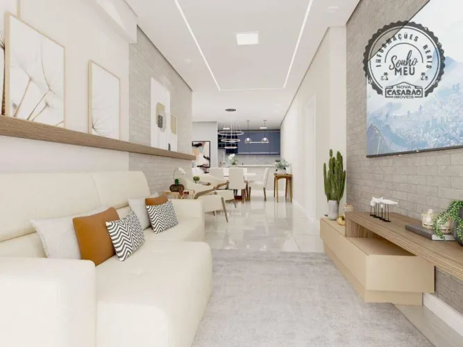 Cobertura com 4 dormitórios à venda, 176 m² por R$ 1.730.375,00 - Centro - Mongaguá/SP